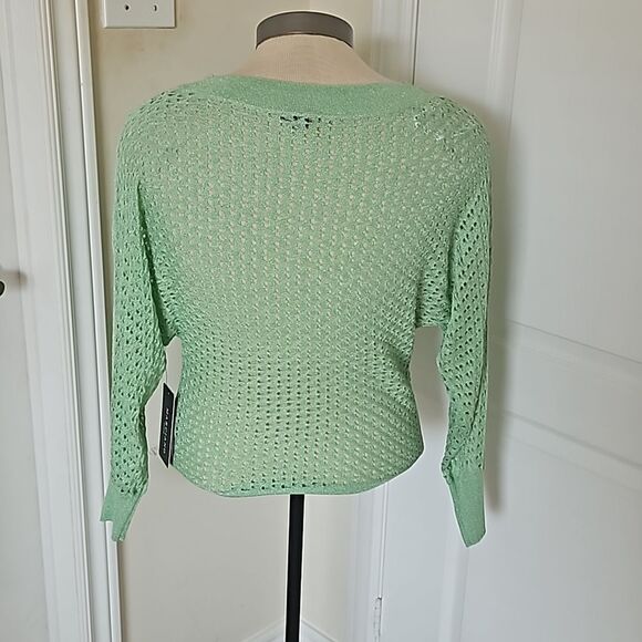 Marciano Women's Tony Sweater Top With Long Sleeves Small Mellow Mint - Picture 4 of 16